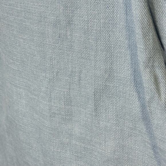 J.Jill Denim Short Sleeve Button Top Size M - Picture 2 of 9